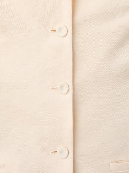 Mango Halter Neck Waistcoat, Raw - view 2, Raw