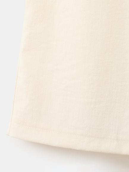 Mango Mid Rise Wide Leg Lounge Trousers, Raw - view 2, Raw