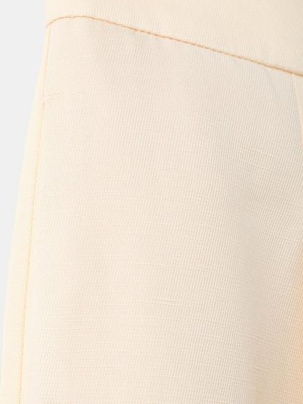Mango Tailored High Waist Wide Leg Trousers, Raw - view 2, Raw