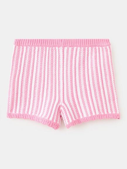 Mango Baby Crochet Shorts, Pink - view 2, Pink