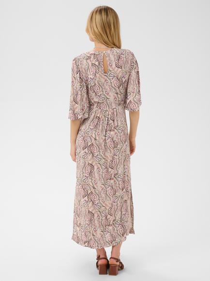 Saint Tropez Shaktisz Round Neck Maxi Dress, Dusty Pink - view 2, Dusty Pink