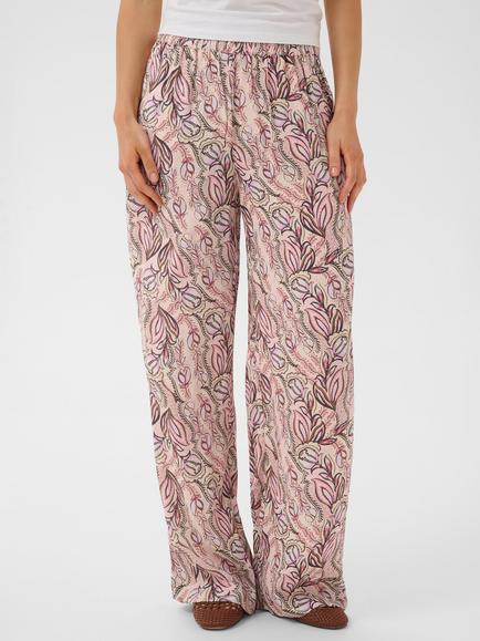 Saint Tropez Shaktisz Elastic Waist Trousers, Pink, Pink