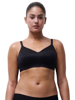 Chantelle Magique Non Wired Support Bra, Black, Black