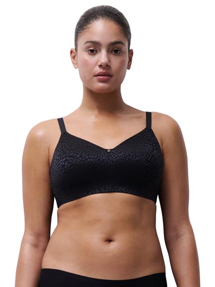 Chantelle Magique Non Wired Support Bra, Black, Black