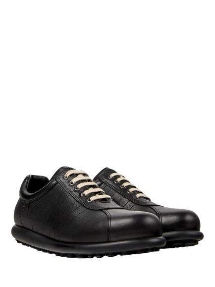 Camper Pelotas Ariel Leather Trainers, Black - view 2, Black