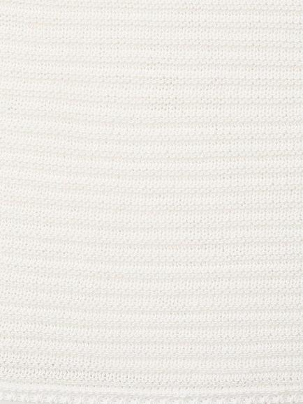Mango Textured Cap Sleeve Top - view 2, Off White