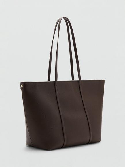 Mango Compact Shoulder Bag, Chocolate - view 2, Chocolate