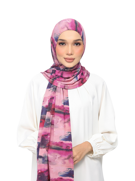 Bokitta Premium Easy Jersey Scarf containing TENCEL™ Modal, Rose Aroma