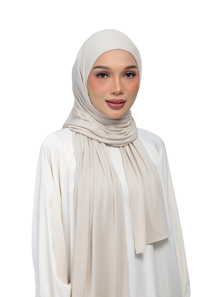Bokitta Premium Easy Jersey Scarf containing TENCEL™ Modal, Oyster