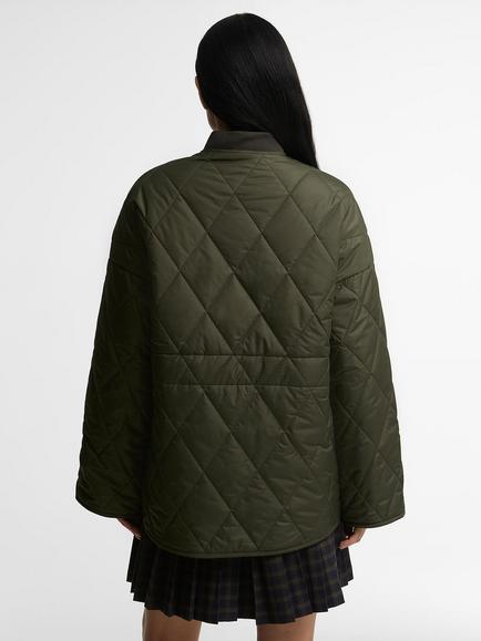 Barbour Abercorn Quilted Jacket, Olive - view 2, Olive