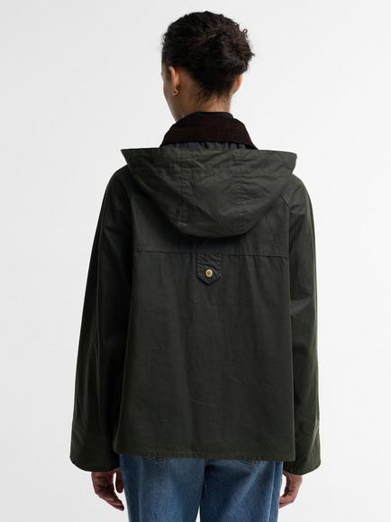 Barbour Carville Waxed Jacket, Fern/Shadow Class - view 2, Fern/Shadow Class