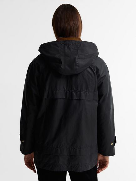 Barbour Wrenwood Waxed Jacket, Navy/Ancient - view 2, Navy/Anceint