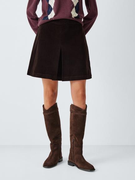 Barbour Tomorrow's Archive Corduroy Mini Skirt, Dark Brown, Dark Brown