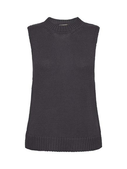 MOS MOSH Mmbine Knitted Vest, India Ink, India Ink