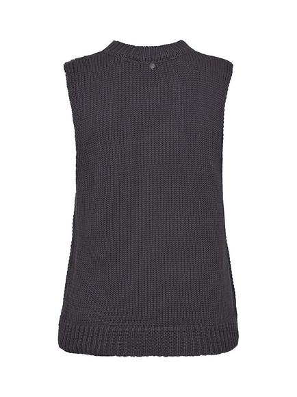 MOS MOSH Mmbine Knitted Vest, India Ink - view 2, India Ink