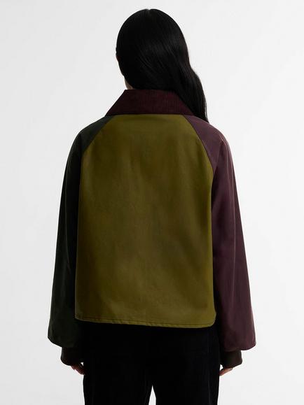 Barbour Arlene Waxed Jacket, Golden Olive/Fern - view 2, Golden Olive/Fern