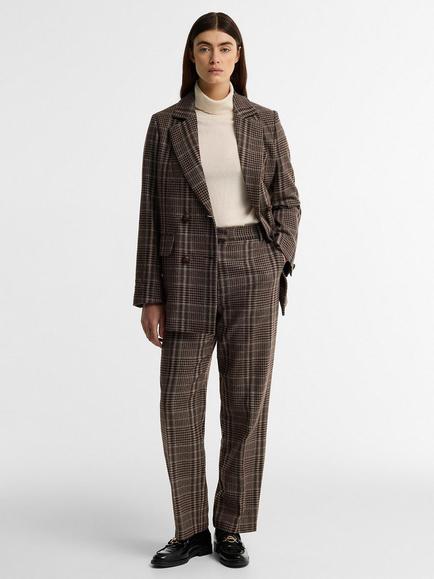 Barbour Amryn Straight Leg Trousers, Prince of Wales, Prince Of Wales/G
