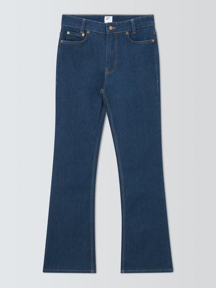 AND/OR High Rise Bootcut Flared Jeans, Indigo, Indigo