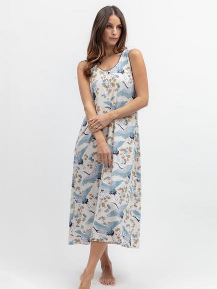 Nora Rose by Cyberjammies Serene Long Nightdress, Multi, Multi
