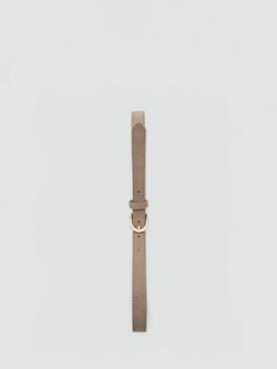 Mango Suede Belt, Taupe, Taupe