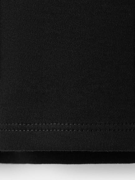 Mango Loose Fit Crew Neck T-Shirt, Black - view 2, Black