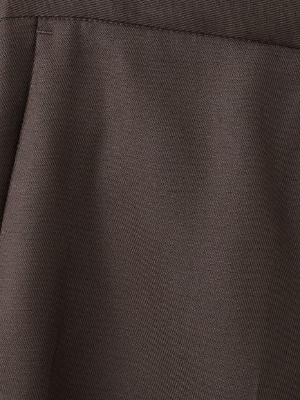 Mango Loose Fit Trousers, Chocolate - view 2, Chocolate
