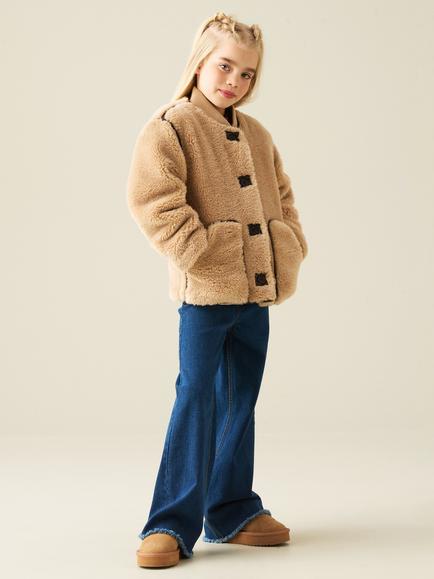Angel & Rocket Kids' Juniper Bomber Jacket, Mocha - view 2, Mocha