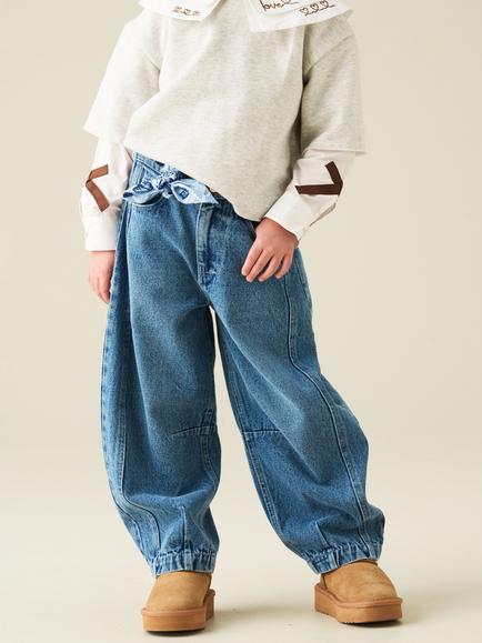 Angel & Rocket Kids' Relaxed Fit Jeans, Blue, Blue