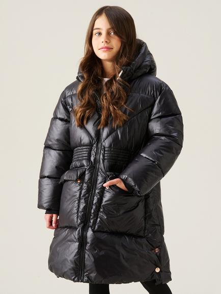 Angel & Rocket Kids' Erin Longline Coat, Black, Black