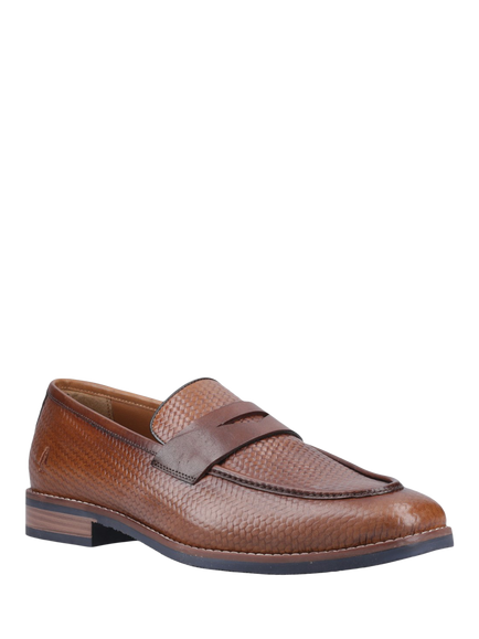 Hush Puppies Mitchell Leather Loafers, Tan - view 2, Tan
