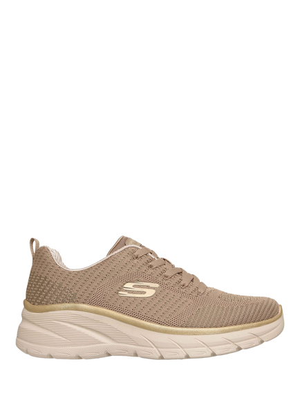 Skechers Fashion Fit 2.0 Moonlight Glow Trainers, Taupe/Gold