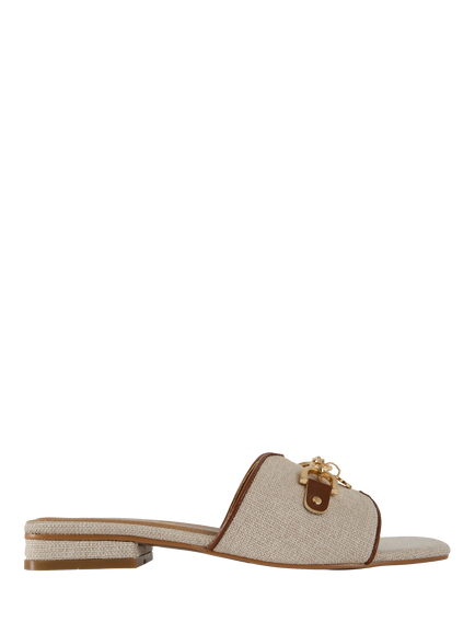 V.GAN Vegan Aji Slider Sandals, Natural, Natural