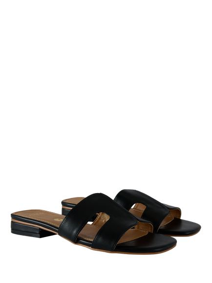 V.GAN Vegan Bok 2 Slider Sandals, Black - view 2, Black
