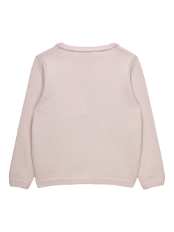Trotters Kids' Freya Horse Jumper, Pale Pink - view 2, Pale Pink
