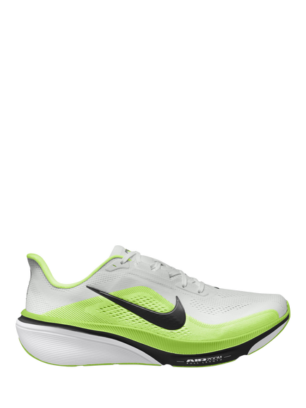 Nike Pegasus 42 ReactX Air Zoom Men's Sports Shoe, White/Lime/Black, White/Lime/Black