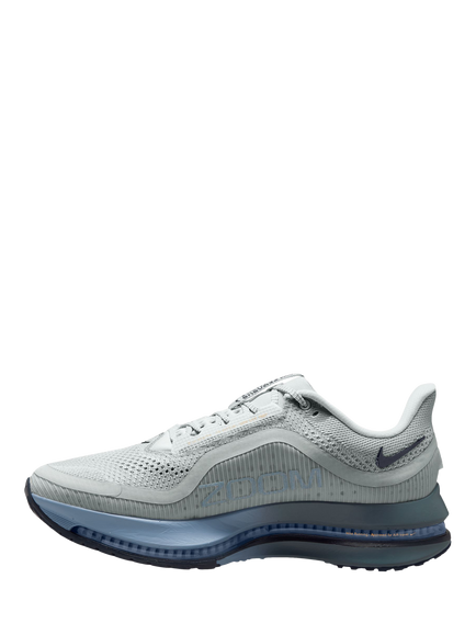 Nike Pegasus ReactX ZoomX Premium Men's Sports Shoe, Grey/Blue - view 2, Grey/Blue