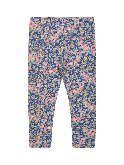 Trotters Kids' Liberty Tatum Cotton Blend Leggings, Blue/Multi, Blue/Multi