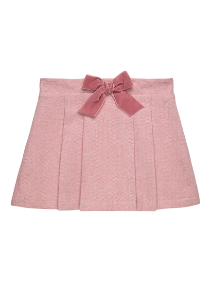 Trotters Kids' Georgina Bow Skirt, Pale Pink, Pale Pink