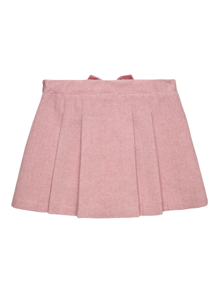 Trotters Kids' Georgina Bow Skirt, Pale Pink - view 2, Pale Pink