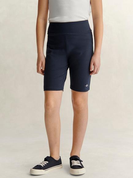 GANT Kids' Shield Cycle Shorts, Evening Blue, Evening Blue