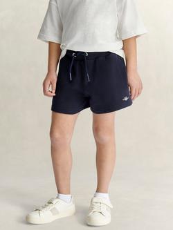 GANT Kids' Shield Drawstring Sweat Shorts, Evening Blue, Evening Blue