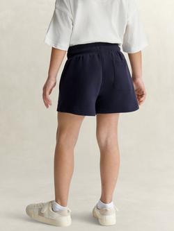GANT Kids' Shield Drawstring Sweat Shorts, Evening Blue - view 2, Evening Blue