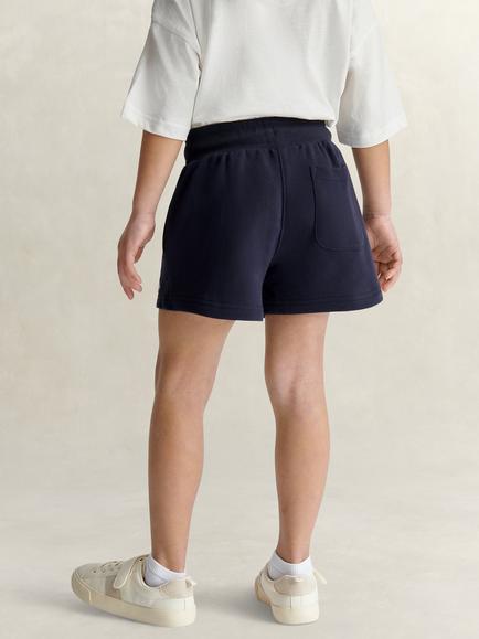 GANT Kids' Shield Drawstring Sweat Shorts, Evening Blue - view 2, Evening Blue