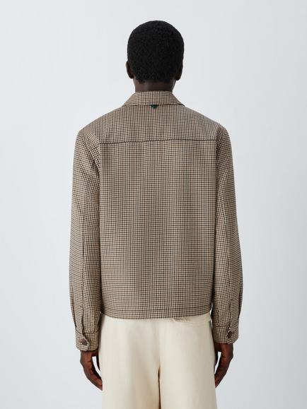 John Lewis x clothsurgeon Abraham Moons Wool Tailored Blouson Jacket, Glen Club - view 2, Glen Club