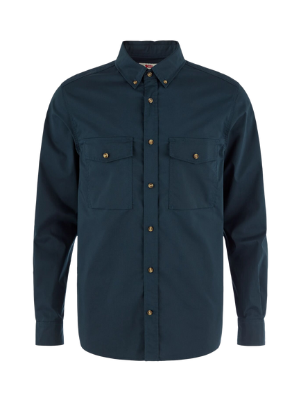 Fjällräven Övik Button Down Shirt, Dark Navy, Dark Navy