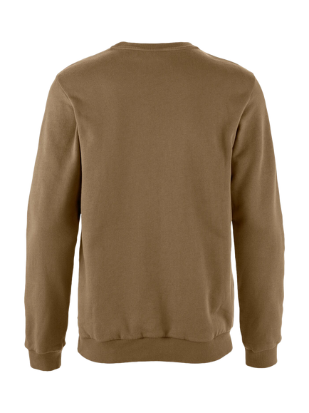 Fjällräven Logo Sweater, Wood Brown - view 2, Wood Brown