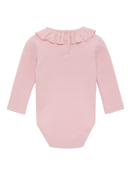 Trotters Baby Grace Willow Bodysuit, Dusty Pink - view 2, Dusty Pink