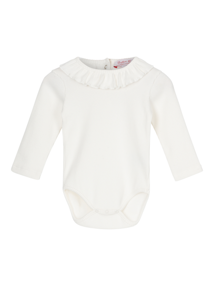 Trotters Baby Grace Willow Bodysuit, Dusty Pink, Winter White