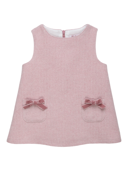 Trotters Baby Georgina Pocket Dress, Pale Pink, Pale Pink