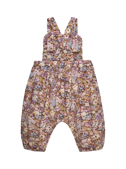 Trotters Baby Thorpe Duck Dungarees, Multi - view 2, Multi